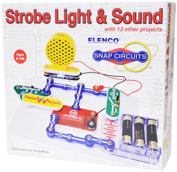 Snap Circuits Strobe Light & Sound