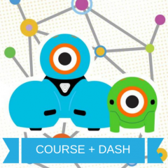 Wonder Workshop PD Bundle: Intro To Coding & Robotics With Dash & Dot (Course + Dash Robot)