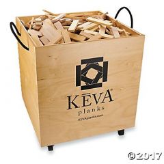 KEVA Maple 1,000 Plank Set with Bin