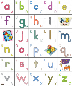 Terrapin Alphabet Mat (With Alphabet Cards) - English