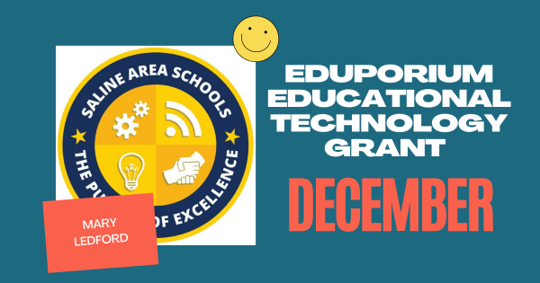 The Recipient of our December EdTech Grant: Mary Ledford