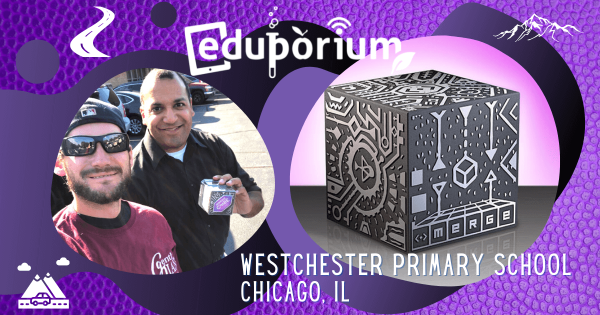 A Merge Cube Donation At The Westchester Primary School
