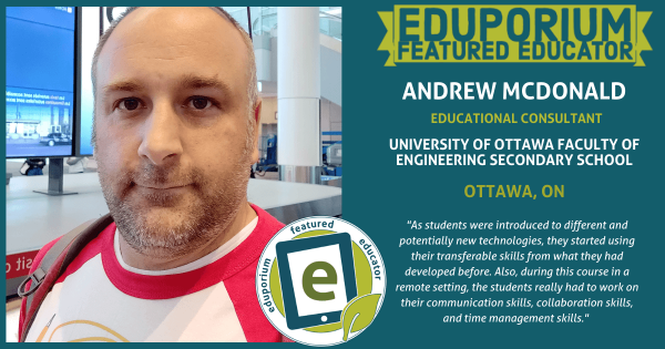 Eduporium Featured Educator: Andrew McDonald