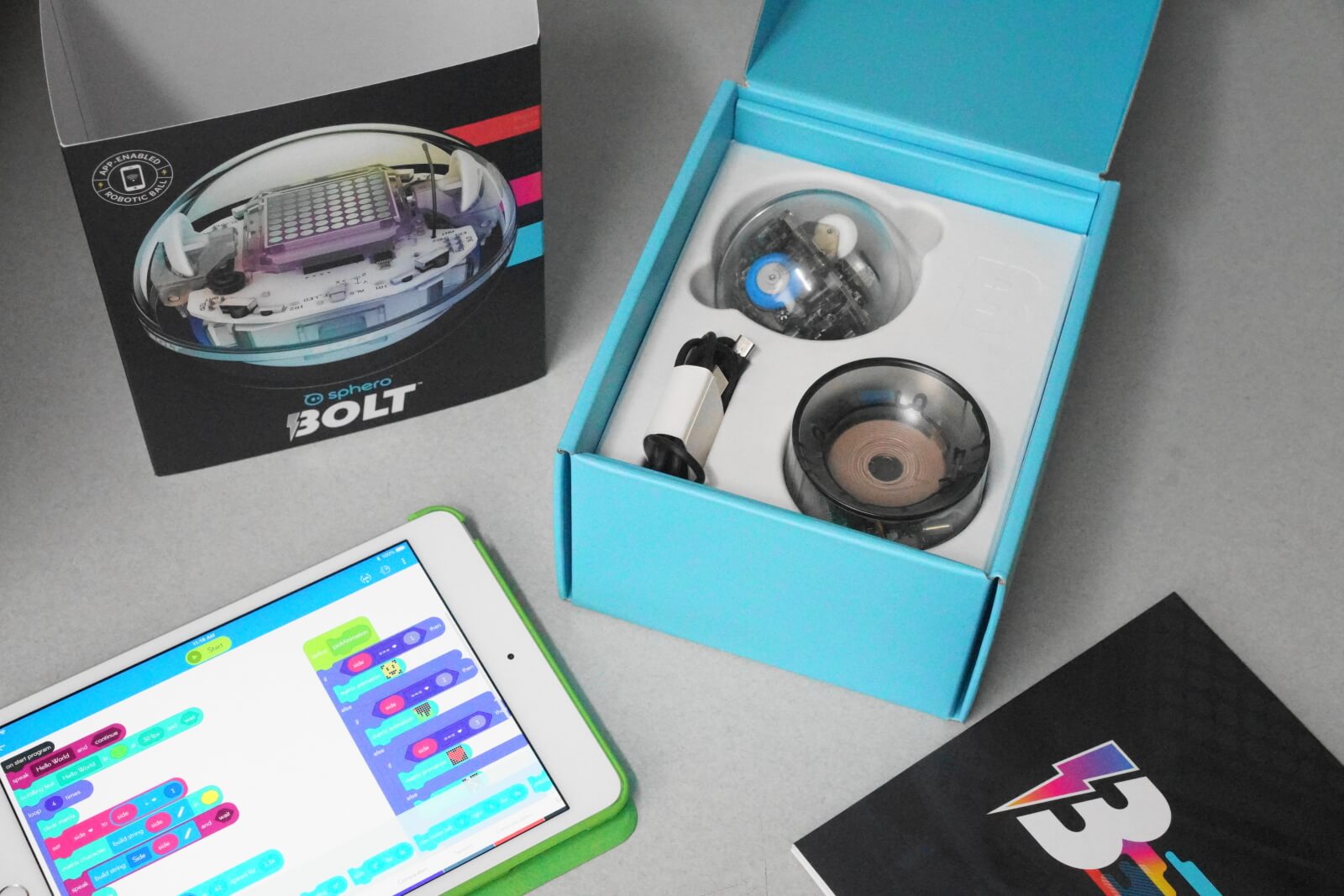 sphero bolt charge time