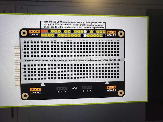 a breadboard project with the pi-top [3] computer