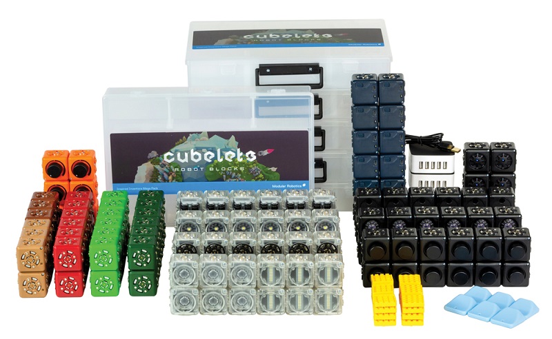 cubelets class pack with different types of magnetic cubelets robot blocks