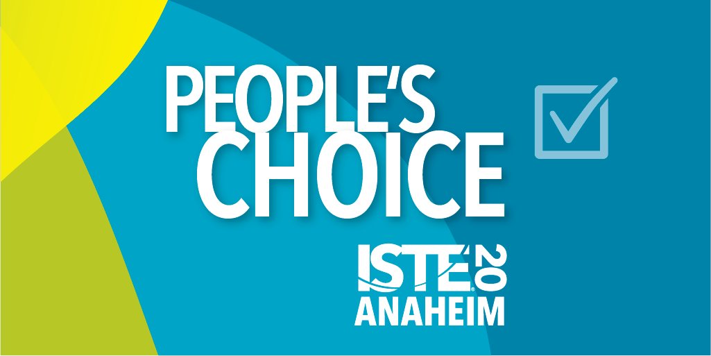 iste conference people's choice logo