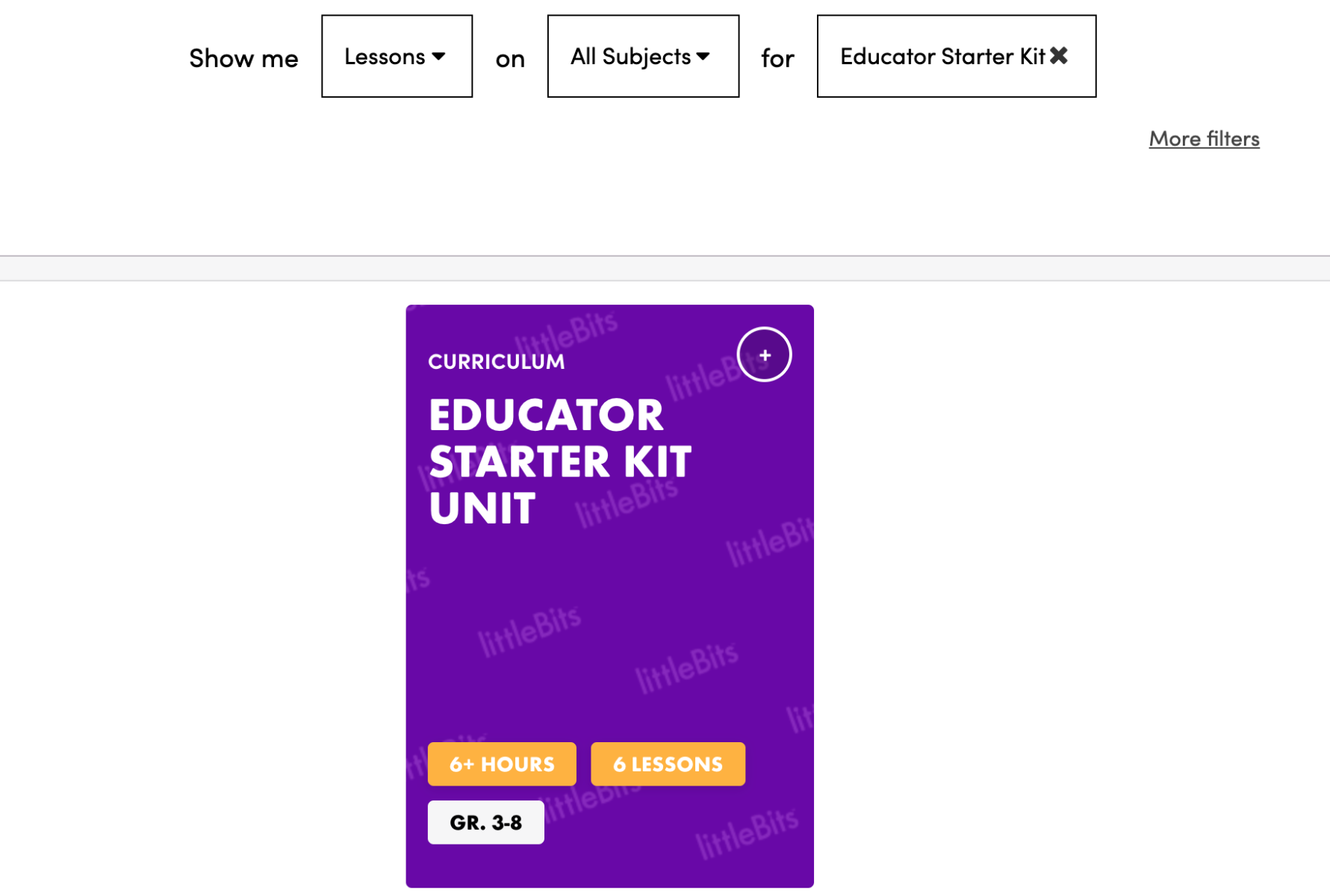 lessons for the littlebits educator starter kit on littlebits classroom