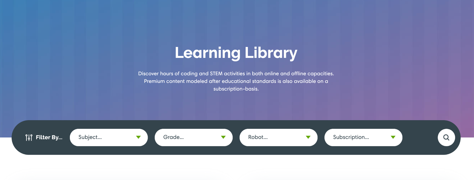 the irobot learning library