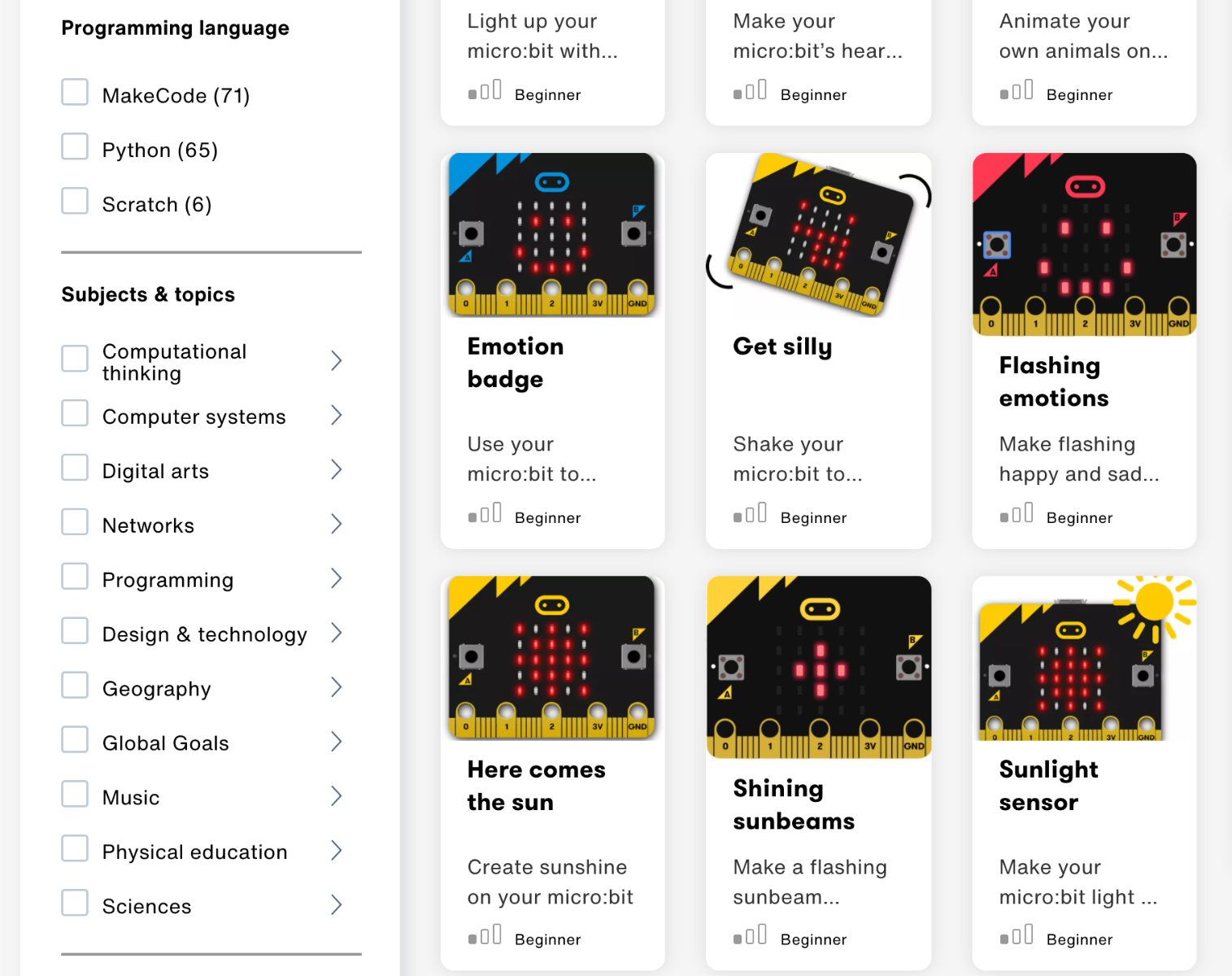 micro:bit project library