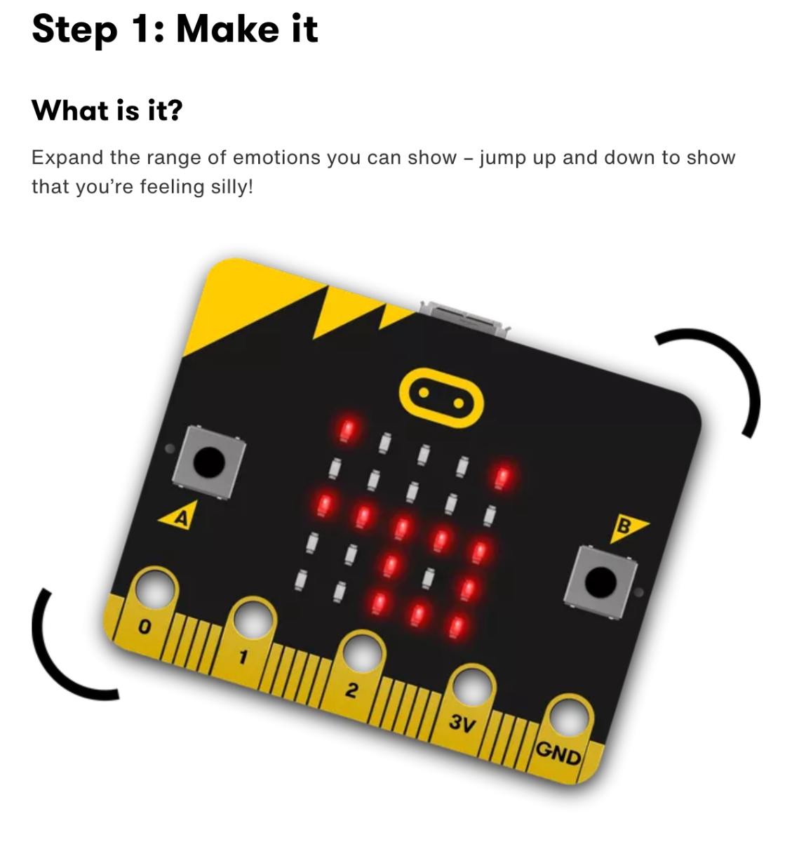 micro:bit makecode project example