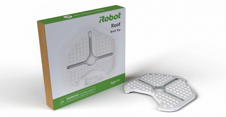 root robot lego brick top accessory