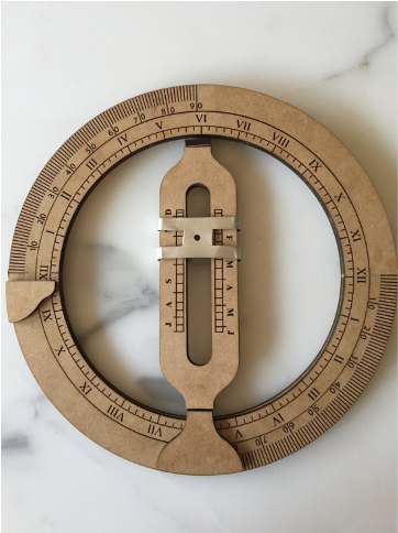 a design that was created using the Glowforge 3D laser printers in education