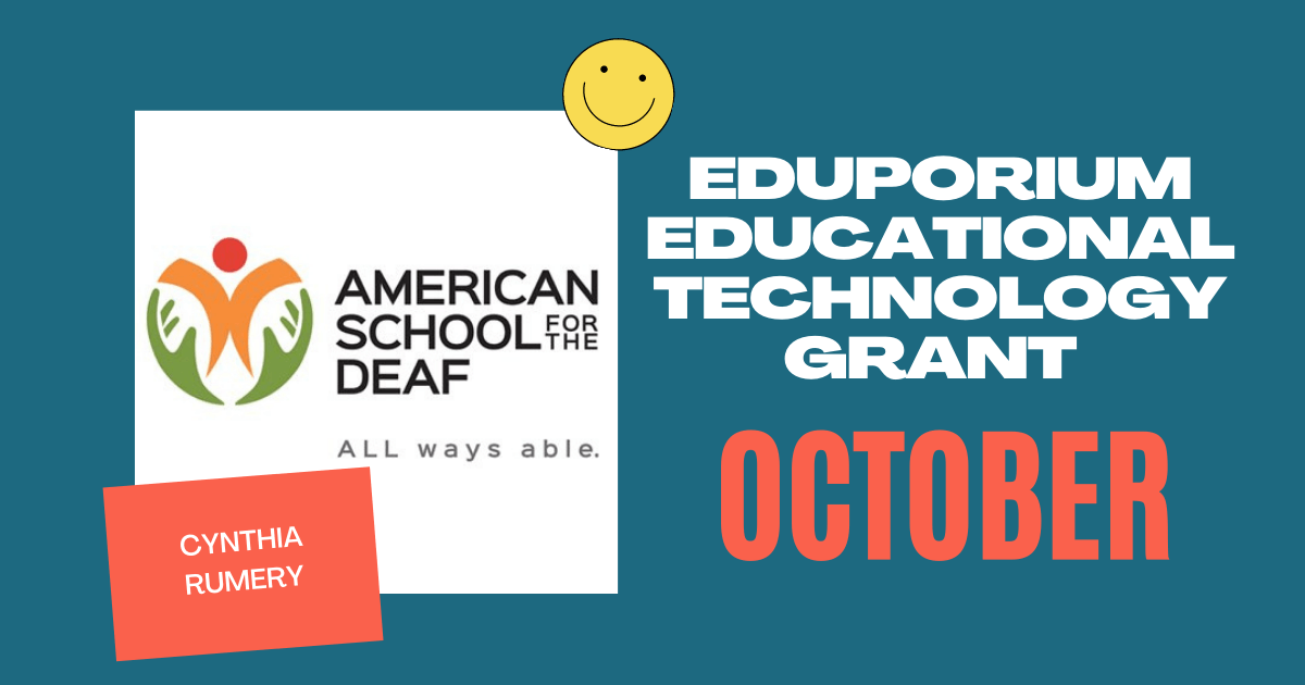 Eduporium October Grant Recipient Announced