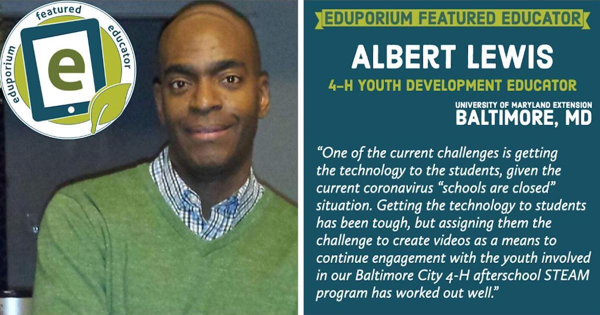 Eduporium Featured Educator: Albert Lewis