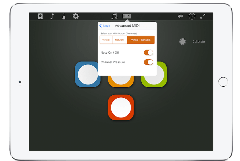 skoog app on an ipad