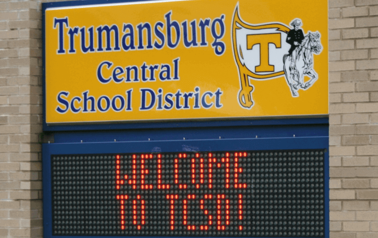 trumansburg central school district sign