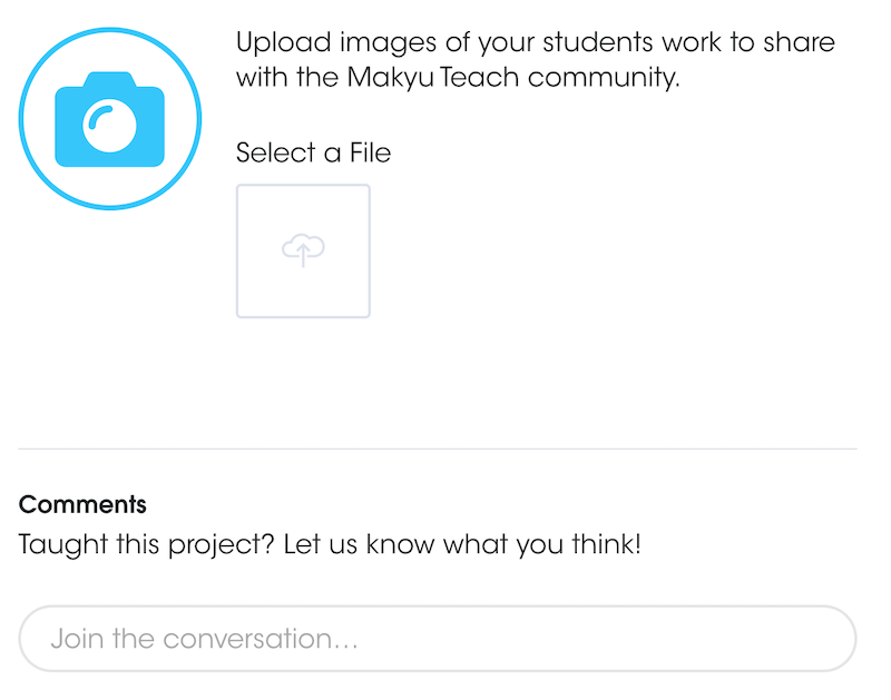 upload tool for sharing mayku formbox projects with the maker community