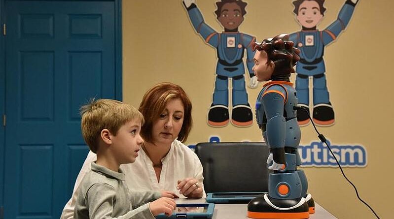the milo robot from robokind robots4autism SEL curriculum