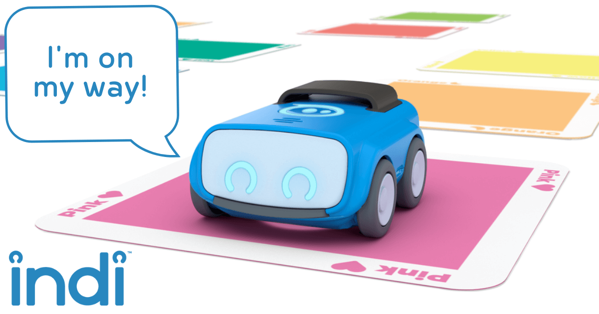 Screenless Coding & Learning Robot for Kids, indi Robot Car