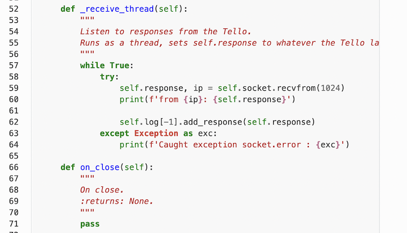 Python Code Sample