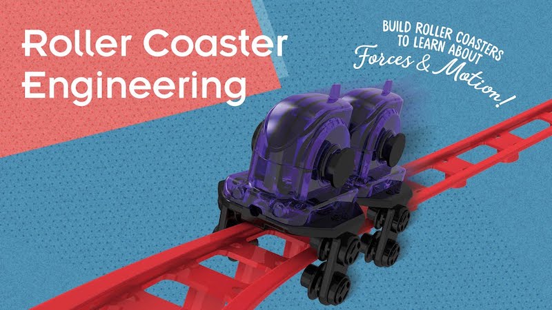 the thames & kosmos roller coaster engineering kit awarded for this month's grant