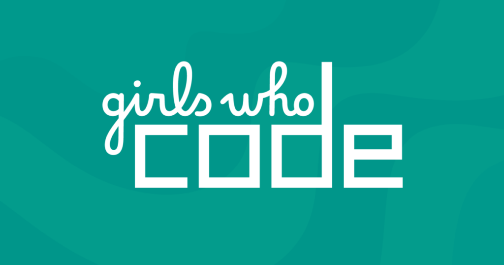 girls who code coding organization logo