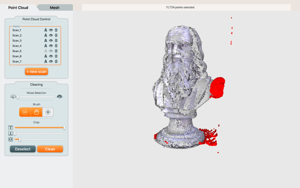 the mfstudio design platform for the matter and form 3D scanner