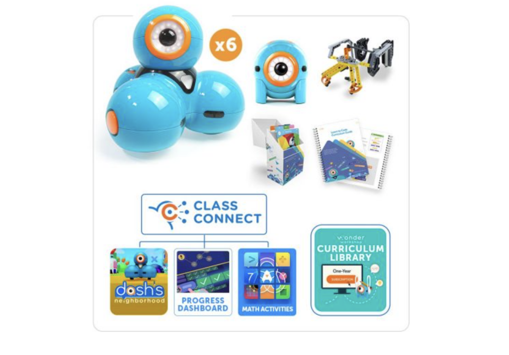 wonder workshop class packs with class connect