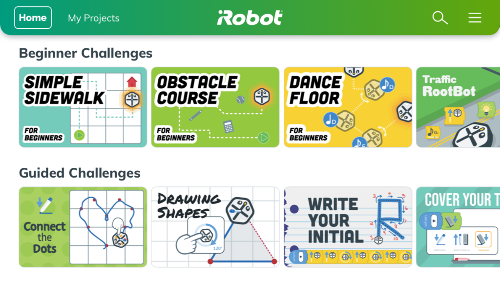 the root robot coding curriculum challenges