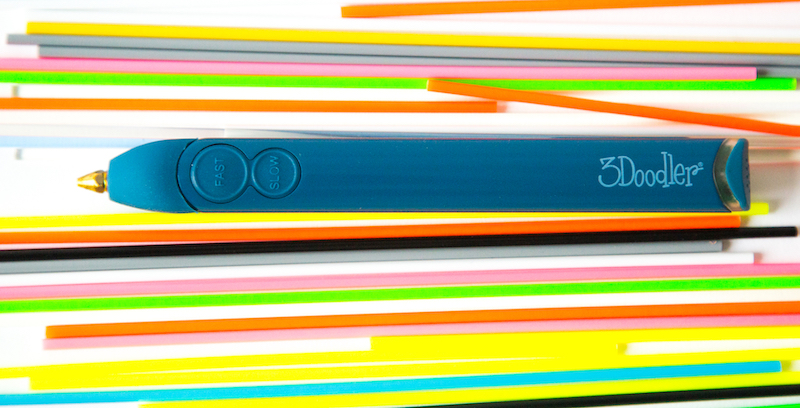 the 3doodler create+ 3d printing pen and filaments