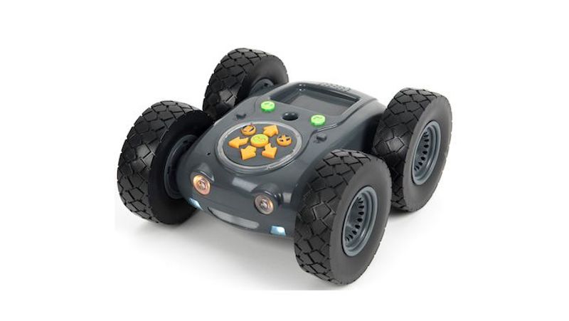 a front view of the all-terrain Tuff-Bot Robot from Terrapin Robotics