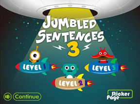the jumbled sentences learning app