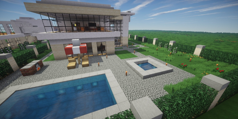 student project minecraft house 