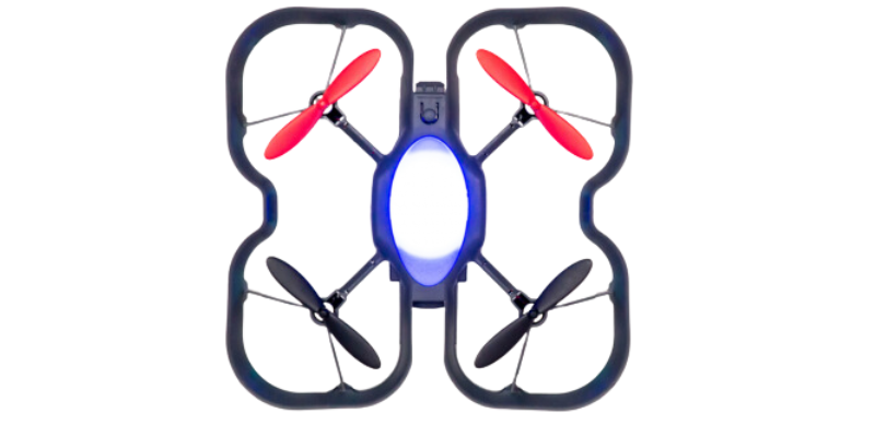 a view of the CoDrone EDU drone from above