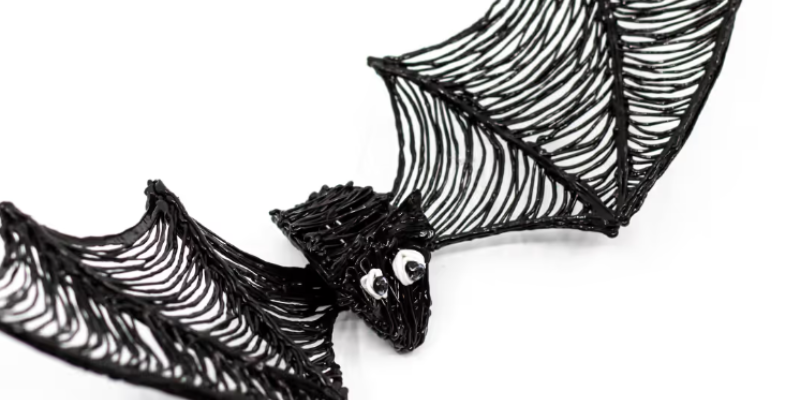 3doodler 3d printed 3d printer pen halloween bat