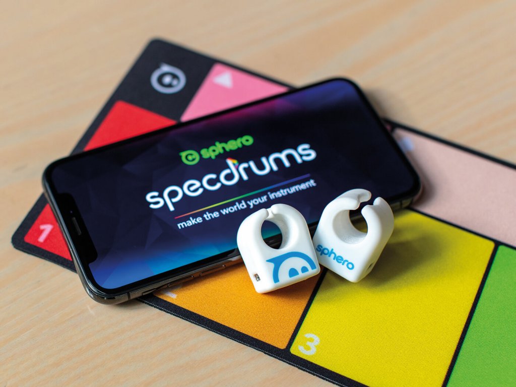 a set of two sphero specdrums rings