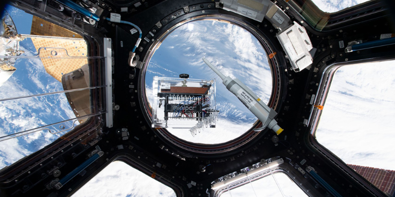 an image of PCR testing kits being used on the international space station